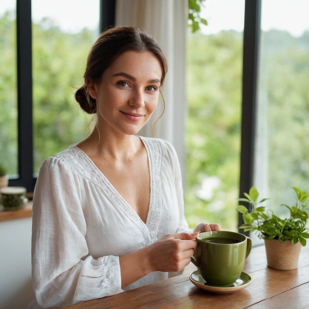 Planta de Banaba en maceta, ideal para decorar espacios interiores y promover la salud, con hojas verdes y aspecto atractivo. Perfecta para ambientes naturales y saludables.