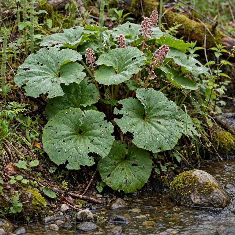 petasita, planta de hojas grandes
